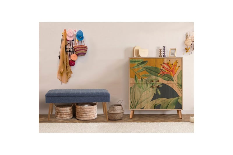 Anaya Entrémøbelsett - Mørkeblå - Oppbevaring - Skap - Oppbevaringsskap