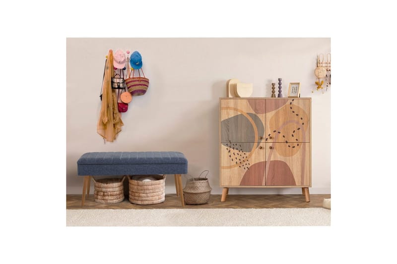 Anaya Entrémøbelsett - Mørkeblå - Oppbevaring - Skap - Oppbevaringsskap