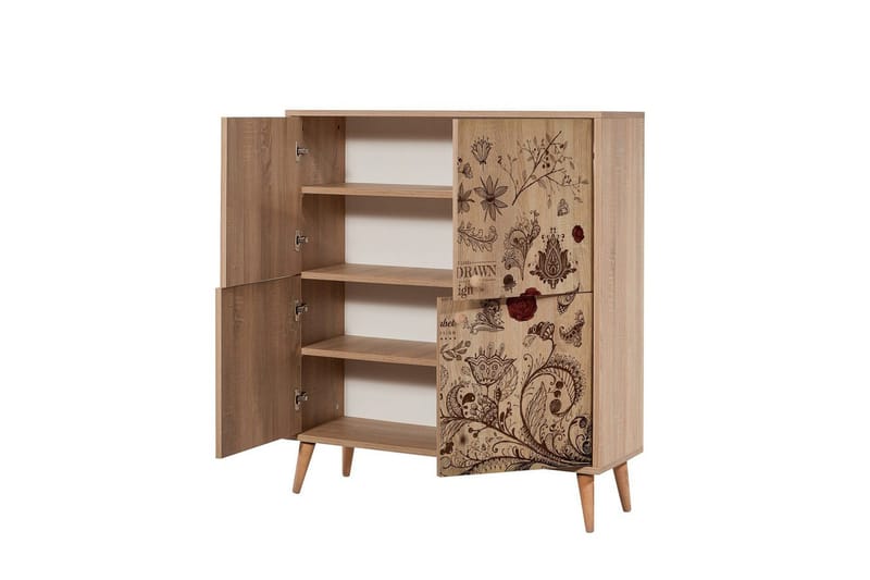 Anaya Entrémøbelsett - Stein - Oppbevaring - Skap - Oppbevaringsskap