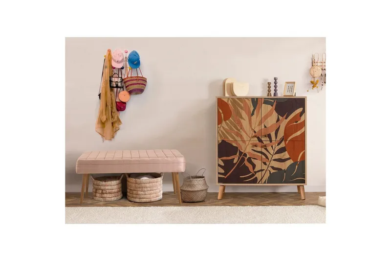 Anaya Entrémøbelsett - Stein - Oppbevaring - Skap - Oppbevaringsskap