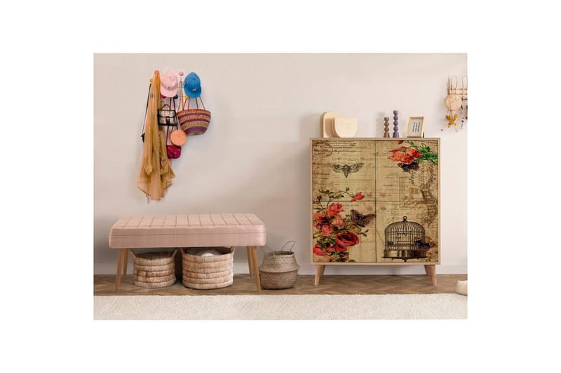 Anaya Entrémøbelsett - Stein - Oppbevaring - Skap - Oppbevaringsskap