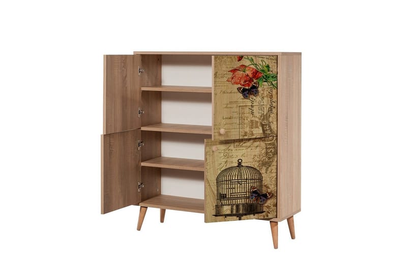 Anaya Entrémøbelsett - Stein - Oppbevaring - Skap - Oppbevaringsskap