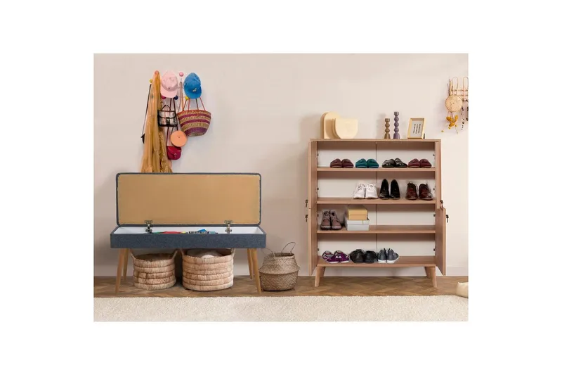 Anaya Entrémøbelsett - Møbler - Stoler & lenestoler - Benk - Skohylle med benk