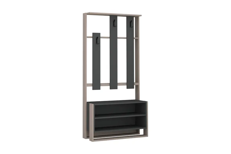 Bodsjö Klesskap 90 cm, Brun