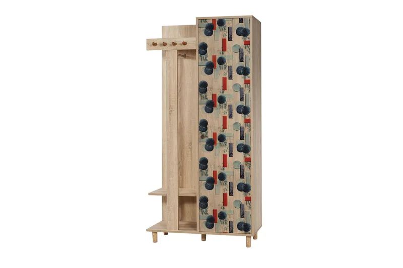 Brokind Klesskap 90 cm - Brun - Møbler - Gangmøbler - Møbelsett til gang & entre