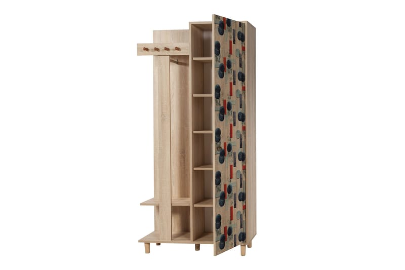 Brokind Klesskap 90 cm - Brun - Møbler - Gangmøbler - Møbelsett til gang & entre