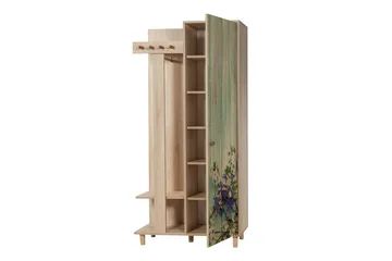 Brokind Klesskap 90 cm - Brun - Møbler - Gangmøbler - Møbelsett til gang & entre
