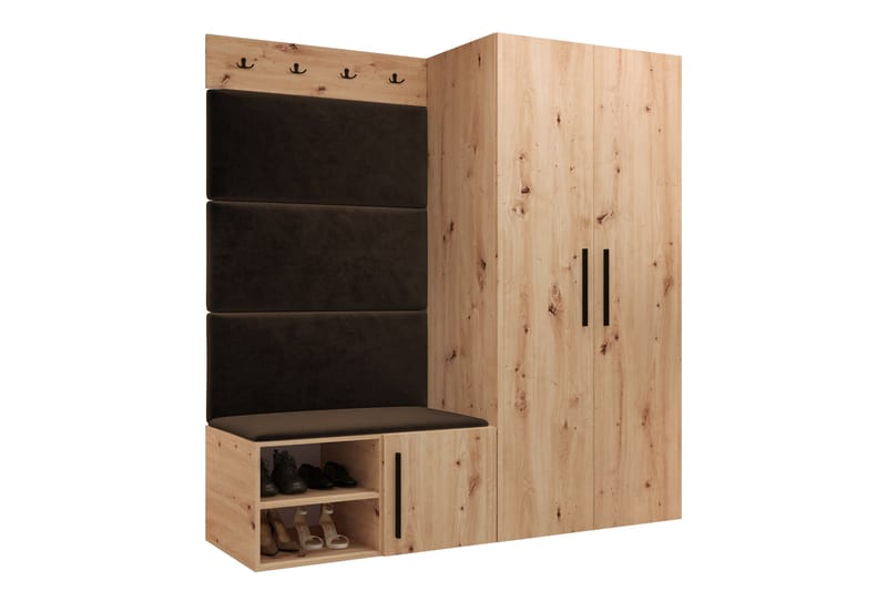 Farosa Hall Møbelsett - Brun - Møbler - Gangmøbler - Møbelsett til gang & entre