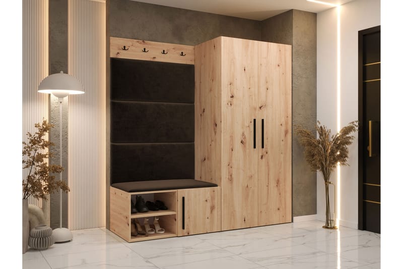 Farosa Hall Møbelsett - Brun - Møbler - Gangmøbler - Møbelsett til gang & entre