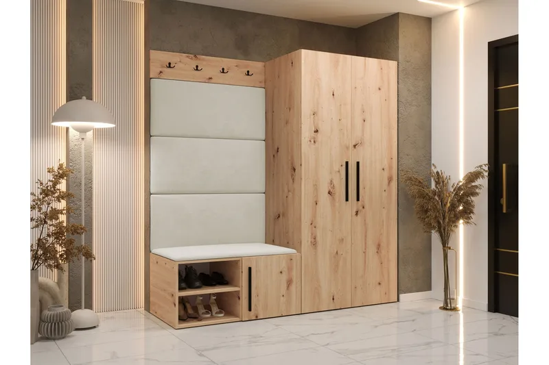 Farosa Hall Møbelsett - Brun - Møbler - Gangmøbler - Møbelsett til gang & entre