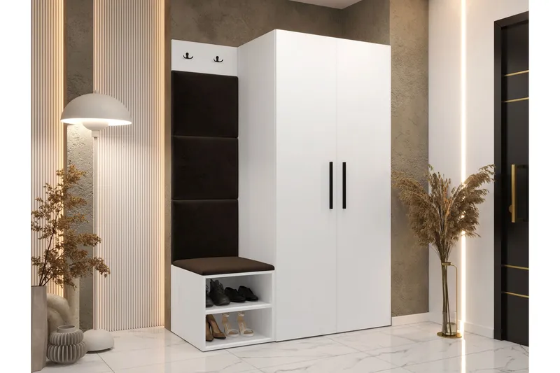 Farosa Hall Møbelsett - Hvit - Møbler - Gangmøbler - Møbelsett til gang & entre