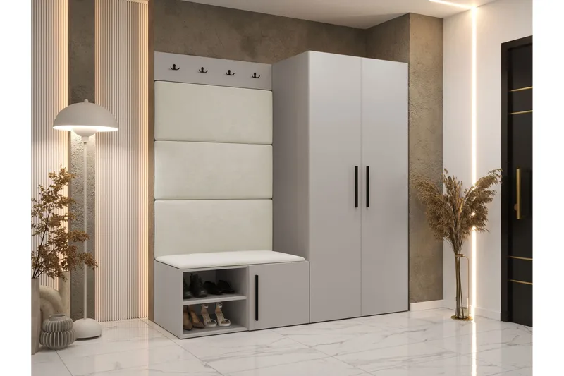 Farosa Hall Møbelsett - Hvit - Møbler - Gangmøbler - Møbelsett til gang & entre