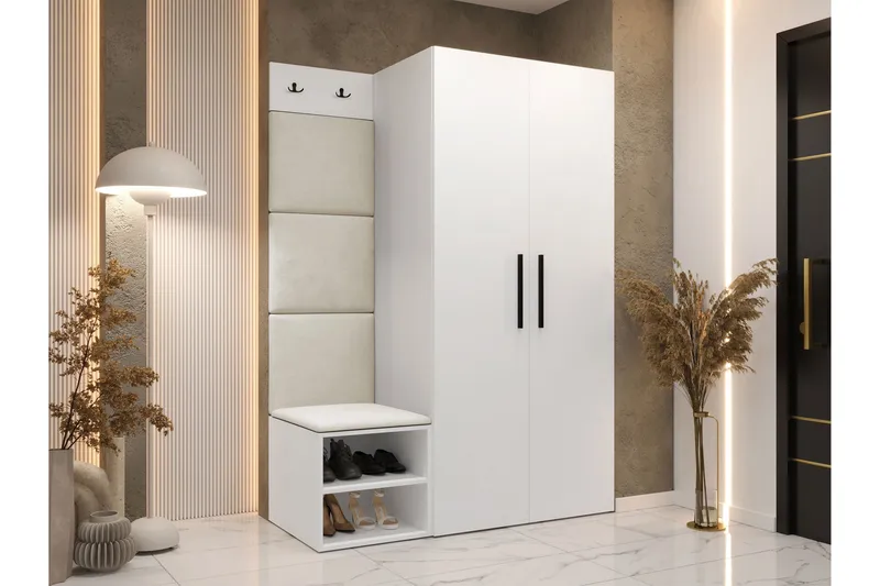 Farosa Hall Møbelsett, Hvit