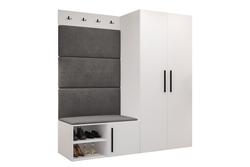 Farosa Hall Møbelsett - Hvit - Møbler - Gangmøbler - Møbelsett til gang & entre