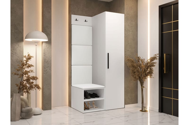 Farosa Hall Møbelsett - Hvit - Møbler - Gangmøbler - Møbelsett til gang & entre