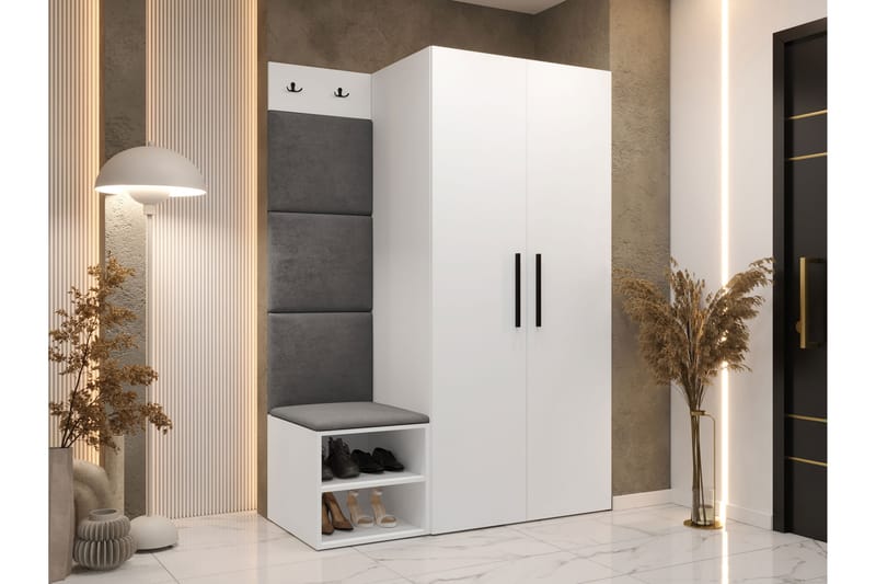 Farosa Hall Møbelsett - Hvit - Møbler - Gangmøbler - Møbelsett til gang & entre