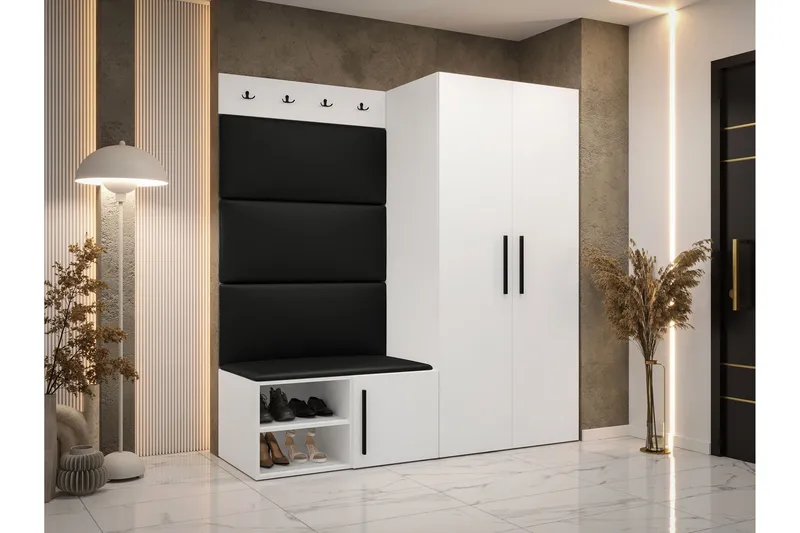 Farosa Hall Møbelsett - Hvit - Møbler - Gangmøbler - Møbelsett til gang & entre