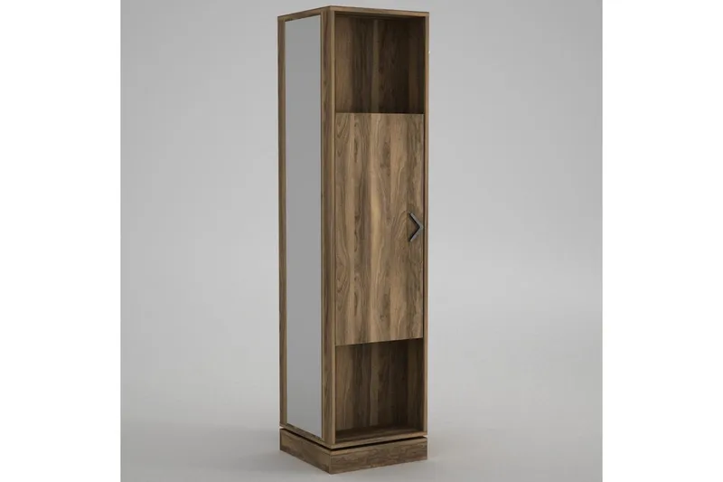 Garderobestativ Honi Valnøtt - Mørkebrun - Møbler - Gangmøbler - Møbelsett til gang & entre