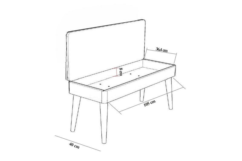 Gelsgan Entrémøbelsett - Hvit/Grønn - Møbler - Gangmøbler - Møbelsett til gang & entre