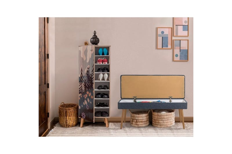 Gelsgan Entrémøbelsett - Mørkeblå - Møbler - Gangmøbler - Møbelsett til gang & entre