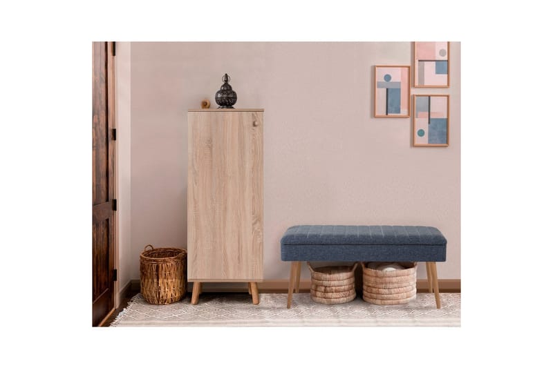 Gelsgan Entrémøbelsett - Mørkeblå - Møbler - Gangmøbler - Møbelsett til gang & entre