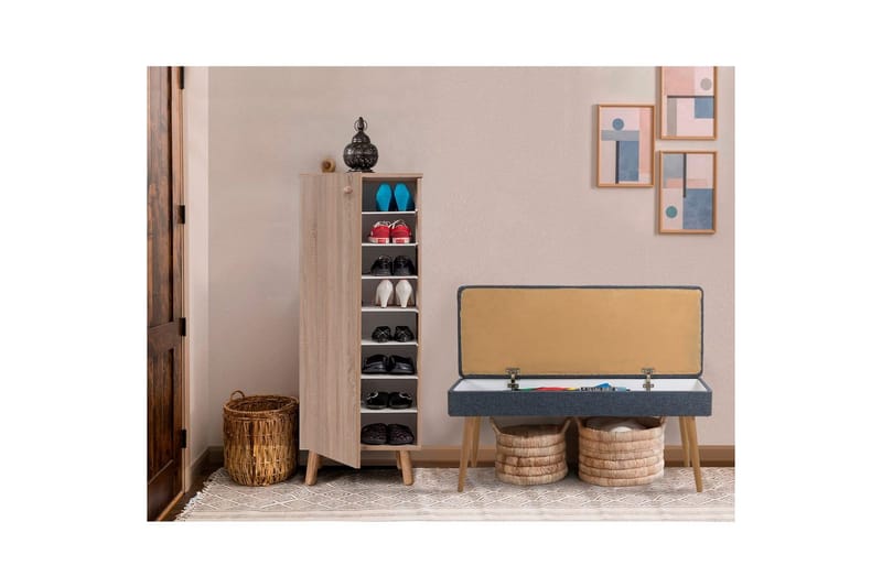 Gelsgan Entrémøbelsett - Mørkeblå - Møbler - Gangmøbler - Møbelsett til gang & entre