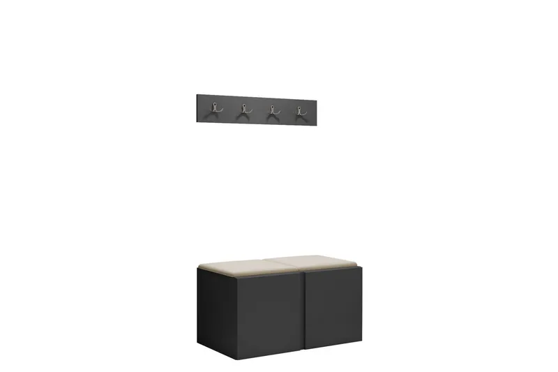 Hollan Entrémøbelsett - Møbler - Gangmøbler - Møbelsett til gang & entre