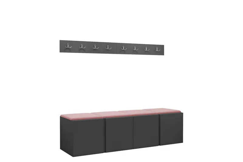 Hollan Entrémøbelsett - Møbler - Gangmøbler - Møbelsett til gang & entre