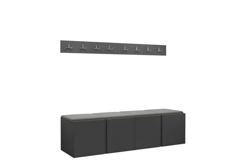 Hollan Entrémøbelsett - Møbler - Gangmøbler - Møbelsett til gang & entre