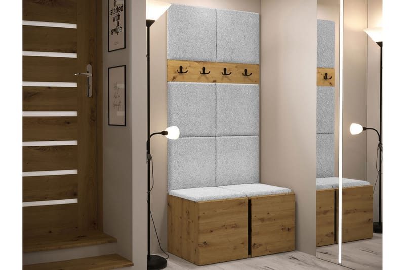 Hollan Hall Møbelsett - Beige - Møbler - Gangmøbler - Møbelsett til gang & entre