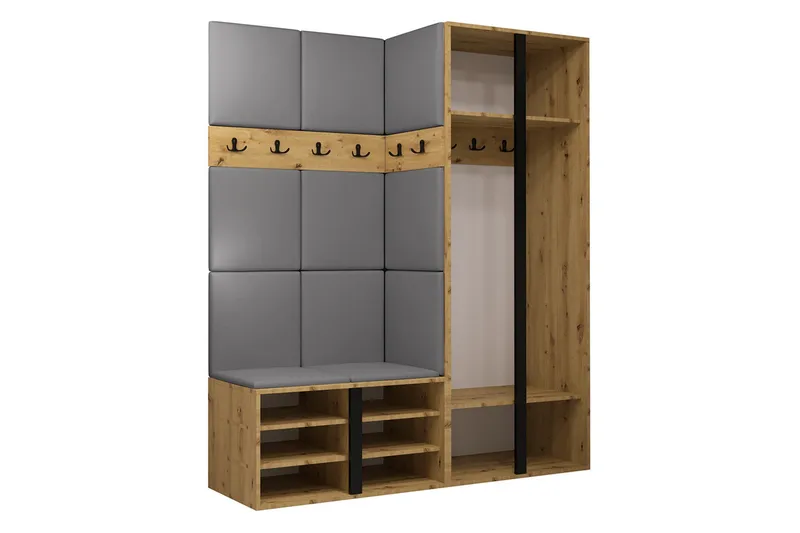 Hollan Hall Møbelsett - Brun - Møbler - Gangmøbler - Møbelsett til gang & entre