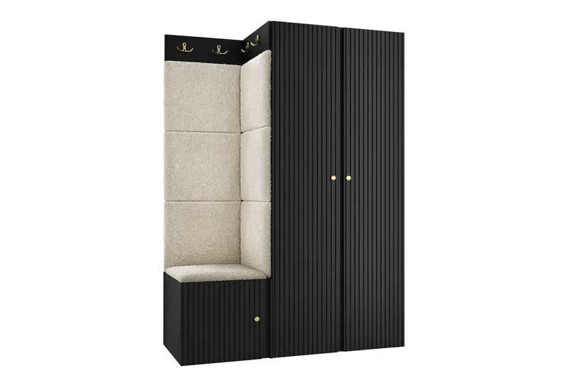 Hollan Hall Møbelsett, Brun/Beige