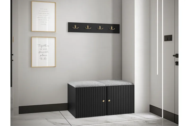 Hollan Hall Møbelsett - Grå - Møbler - Gangmøbler - Møbelsett til gang & entre