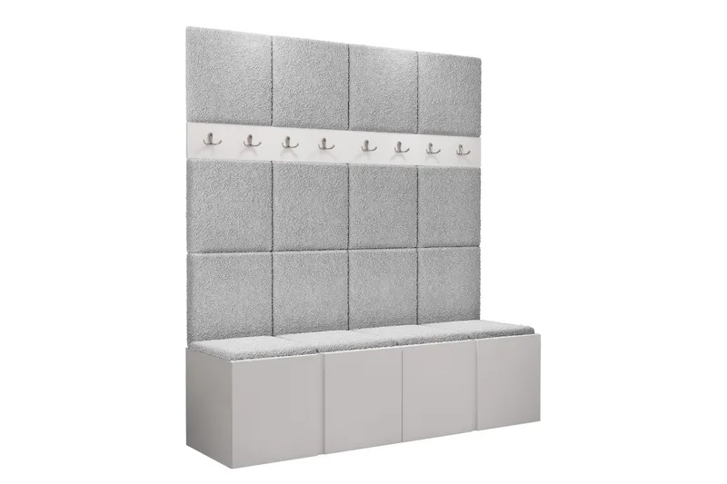 Hollan Hall Møbelsett - Grå - Møbler - Gangmøbler - Møbelsett til gang & entre