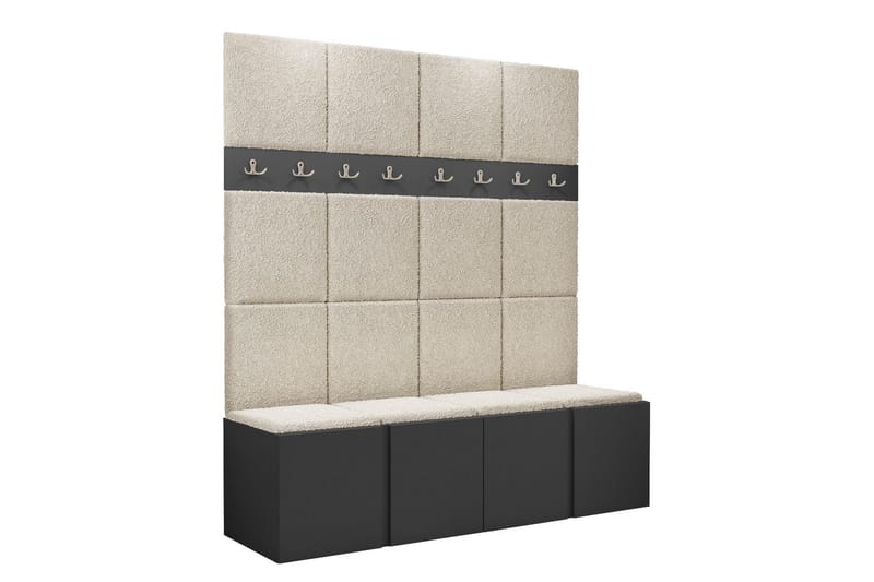 Hollan Hall Møbelsett, Grå