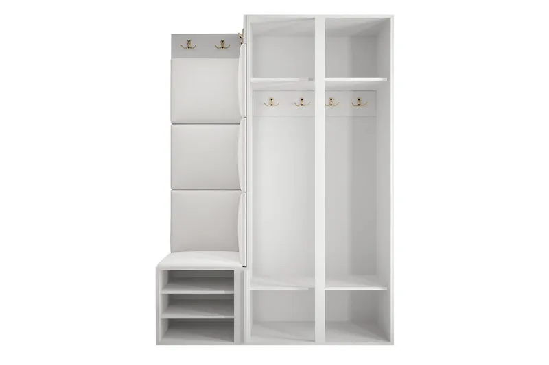 Hollan Hall Møbelsett - Grå/Beige - Møbler - Gangmøbler - Møbelsett til gang & entre