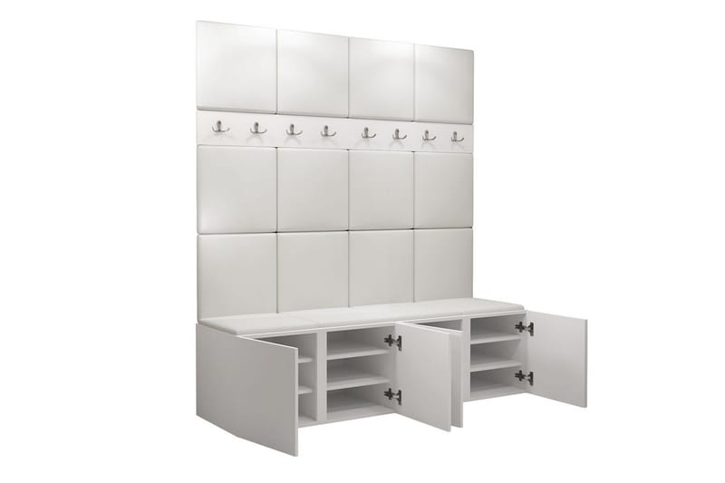 Hollan Hall Møbelsett - Grå/Beige - Møbler - Gangmøbler - Møbelsett til gang & entre