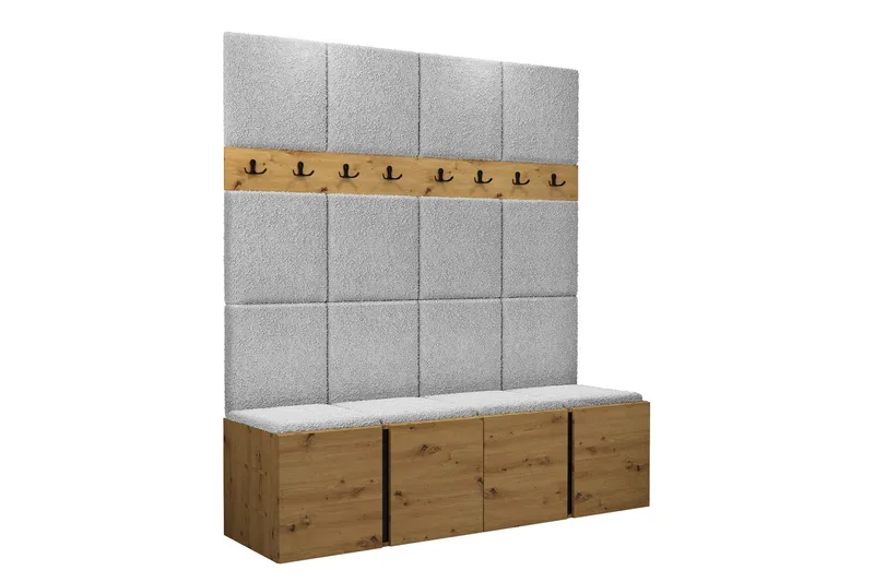 Hollan Hall Møbelsett, Grå/Beige