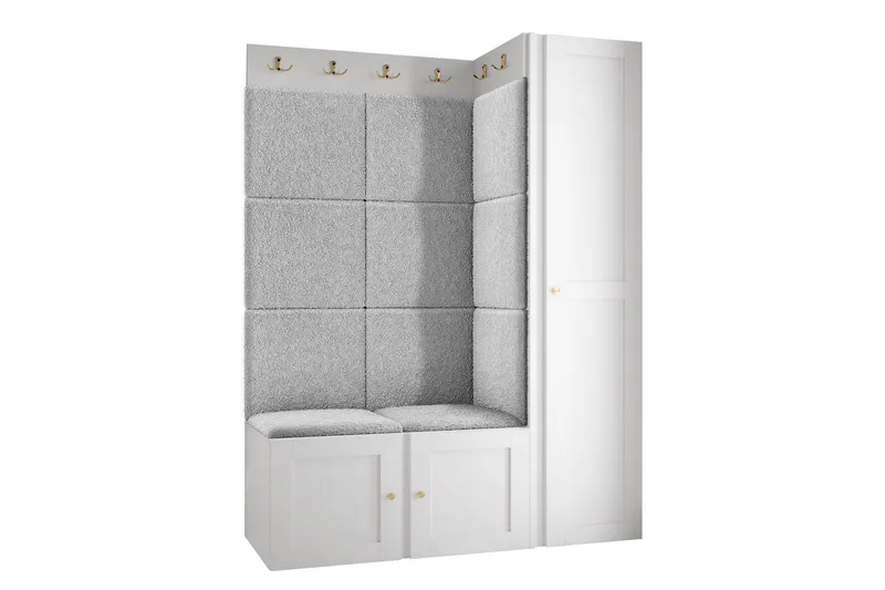 Hollan Hall Møbelsett, Hvit