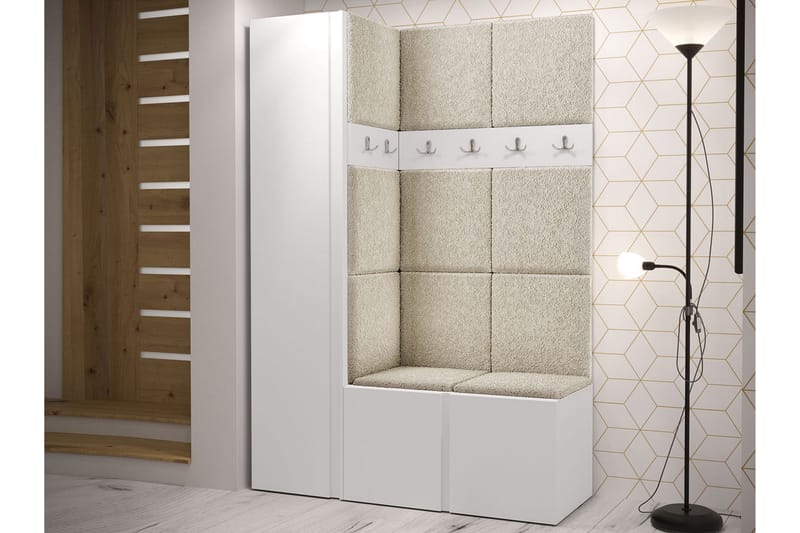 Hollan Hall Møbelsett - Rosa - Møbler - Gangmøbler - Møbelsett til gang & entre