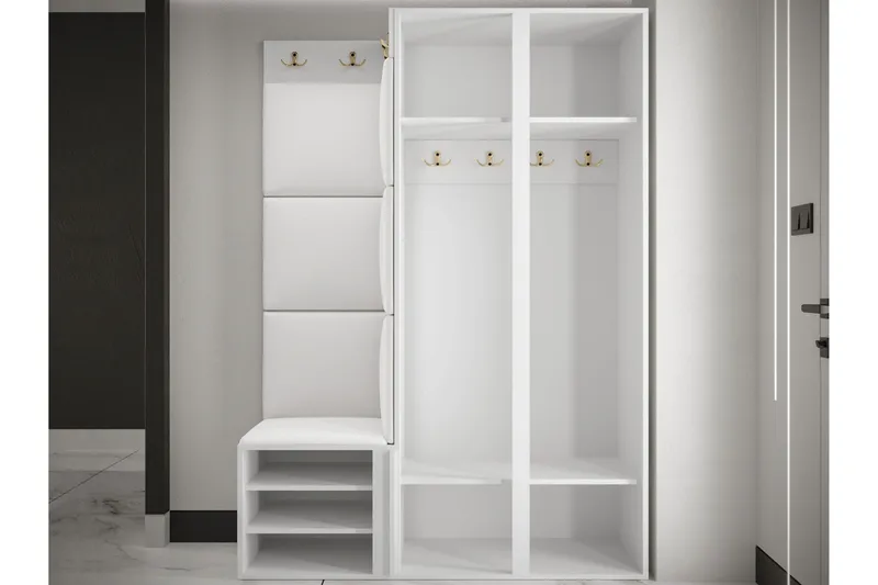 Hollan Hall Møbelsett - Svart Og Hvitt - Møbler - Gangmøbler - Møbelsett til gang & entre