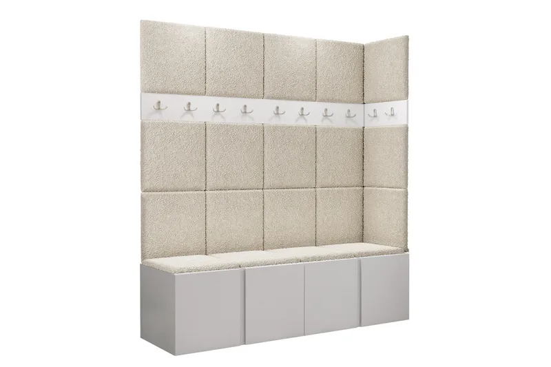 Hollan Hall Møbelsett - Svart/Brun - Møbler - Gangmøbler - Møbelsett til gang & entre