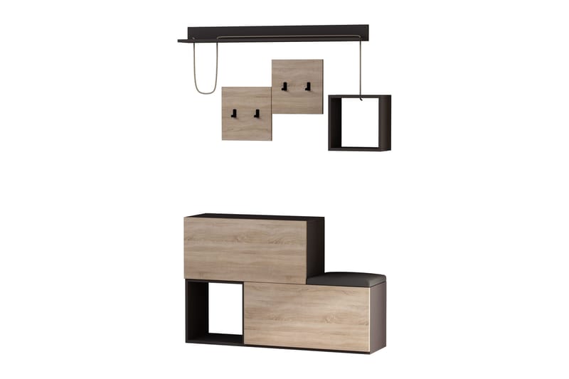 Homitis Gangoppbevaring - Møbler - Gangmøbler - Møbelsett til gang & entre