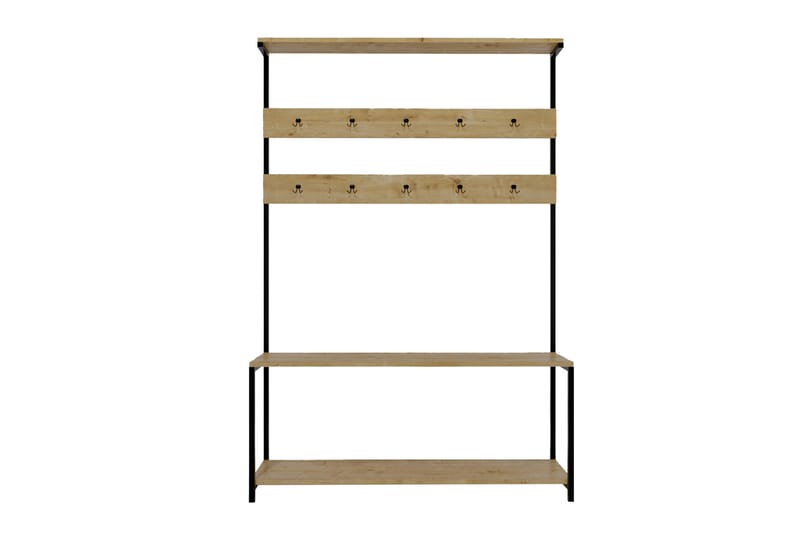 Akdere Gangmøbelsett 120 cm - Natur - Møbler - Gangmøbler - Møbelsett til gang & entre