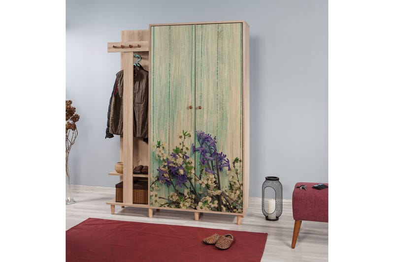 Brokind Klesoppbevaring 135 cm - Brun - Møbler - Gangmøbler - Møbelsett til gang & entre