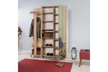 Brokind Klesoppbevaring 135 cm - Brun - Møbler - Gangmøbler - Møbelsett til gang & entre