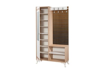 Brokind Klesskap 100 cm - Brun - Møbler - Gangmøbler - Møbelsett til gang & entre