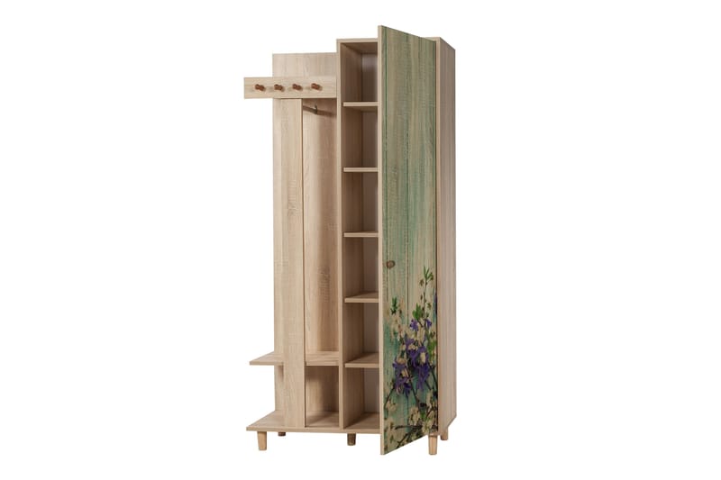 Brokind Klesskap 90 cm - Brun - Møbler - Gangmøbler - Møbelsett til gang & entre