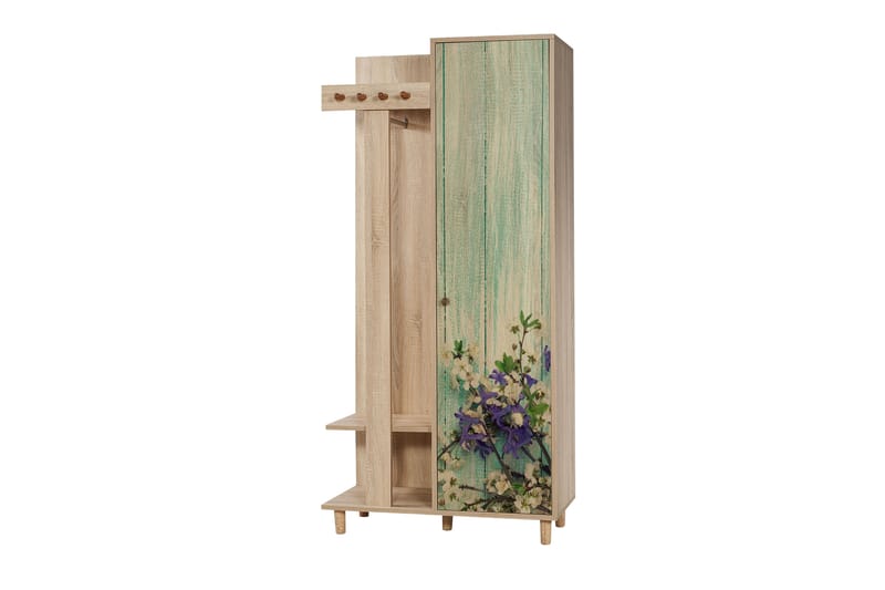 Brokind Klesskap 90 cm - Brun - Møbler - Gangmøbler - Møbelsett til gang & entre