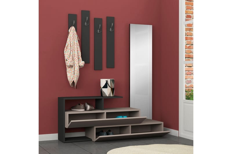 Decorta Gangoppbevaring/Garderobe - Møbler - Gangmøbler - Møbelsett til gang & entre